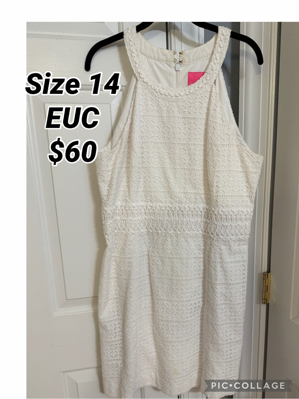 Lilly Pulitzer White Halter Dress